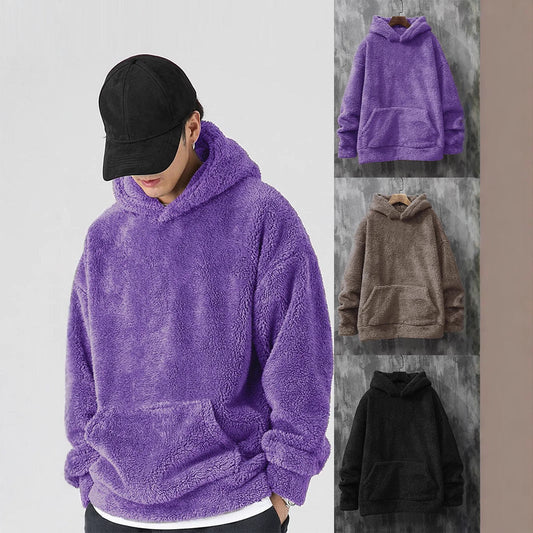 Men's Loose Fit Hooded Sweater | Autumn/Winter Fashion Brand Pullover